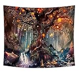TNSRAY Tenture Murale Arbre de la Vie, Arbre de Vie