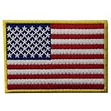 Fermoir Brodé National Américain De Drapeau Américain