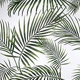 Hode Papier Adhesif pour Meuble Feuilles Vertes 45cmX2m