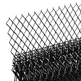 AggAuto - Grille 120 x 40 cm en plastique ABS/alliage